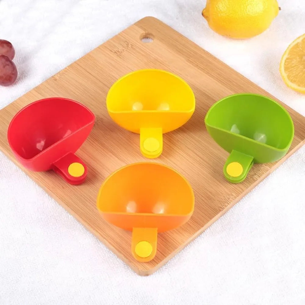 Colorful Dip Clip Bowls Plastic Multi-Purpose Spices Dip Container Bowl Clip-On Kitchen Gadgets Dipping Sauce Cups kitchen