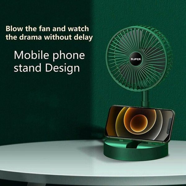 Rechargeable Folding Table Fan