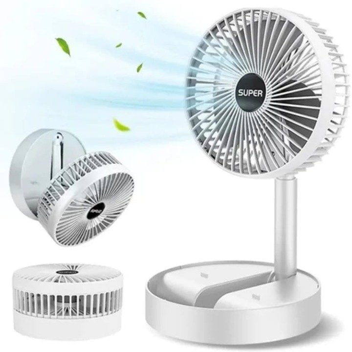 Rechargeable Folding Table Fan
